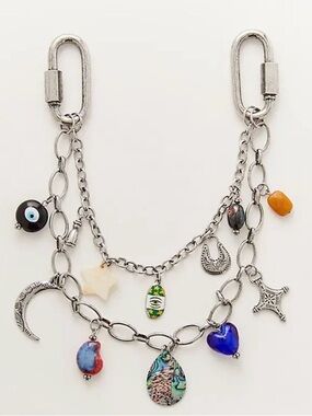 Free people double layer bag charm NWOT